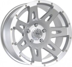 Janta Aliaj Rugged Ridge 17x9 Wheel in Silver Powder Coat pt. 07-18 Jeep Wrangler & Wrangler Unlimited JK/JL/JT 5 x 5 inch (127 mm)